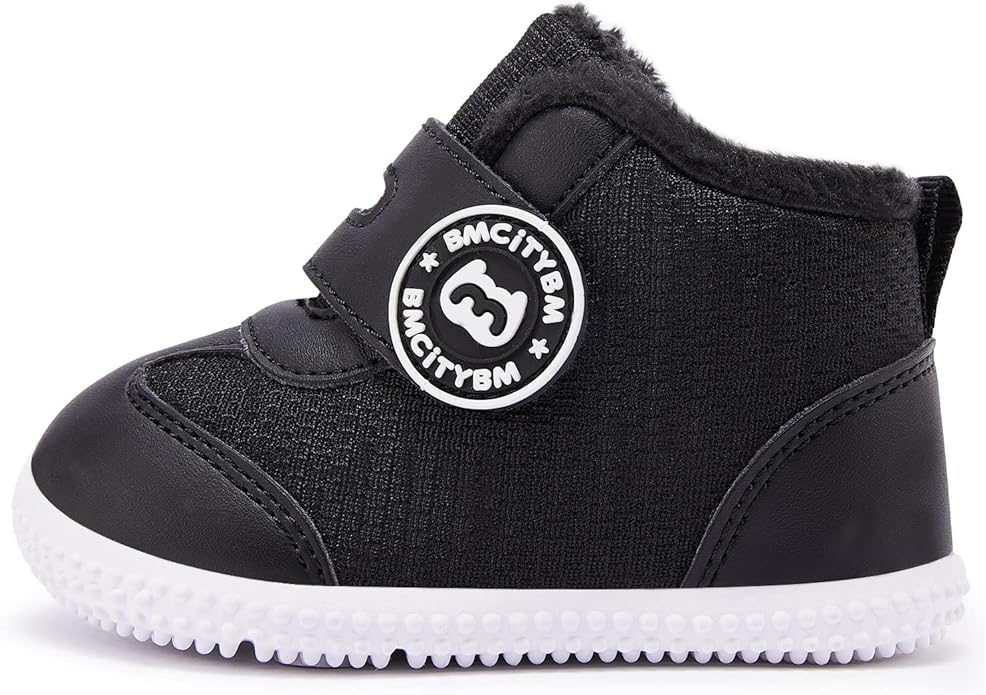 BMCiTYBM Baby Boy Girl Snow Boots Waterproof Winter Warm Booties Nonslip Lightweight Outdoor Shoes for First Walkers 6 9 12 18 24 Months(Infant/Toddler)