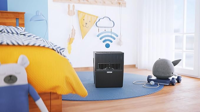 AH515 Original Connect Filter-Free Evaporative Humidifier - Spaces up to 375 ft² - Black - WiFi Compatible