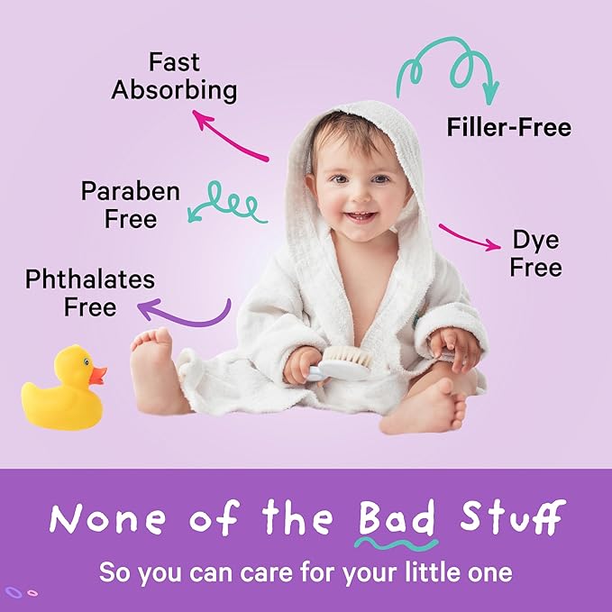 Pink Stork Baby Bath Flakes – Pure Magnesium Chloride Bath Soak for Infants + Toddlers – Fragrance-Free, Non-GMO, No Melatonin – Supports Bedtime Routine, Skin Comfort + Wellness – 16 oz