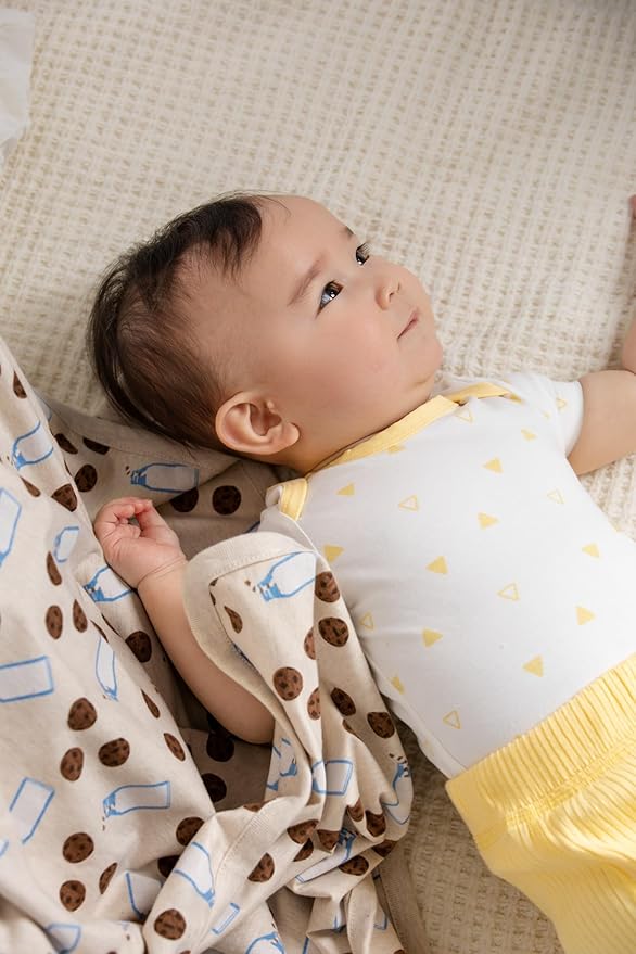 MONICA + ANDY Baby Organic Short Sleeve Jack + Jill Bodysuit