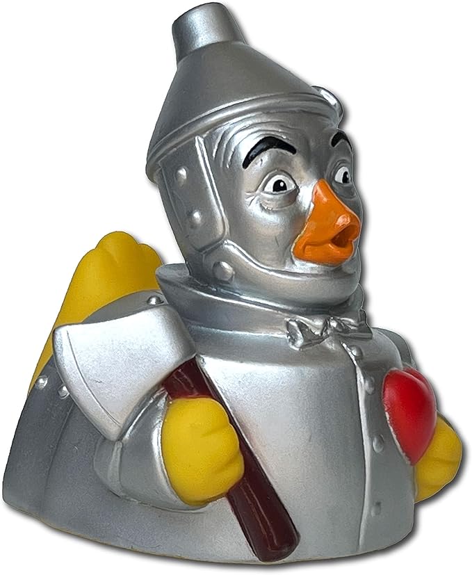 CelebriDucks Floating Rubber Ducks - Collectible Bath Toy Gift for Kids & Adults of All Ages (Tin Woodsman)