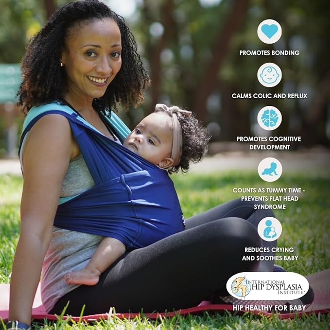 Active Oasis Baby K'tan Baby Carrier Wrap: #1 Easy Pre-Wrapped Baby Sling Gift | Breathable Sport Blend | UVA/UVB Infant Sun Protection | Promotes Safe Hygiene | Newborn up to 35lb (See Size Chart)