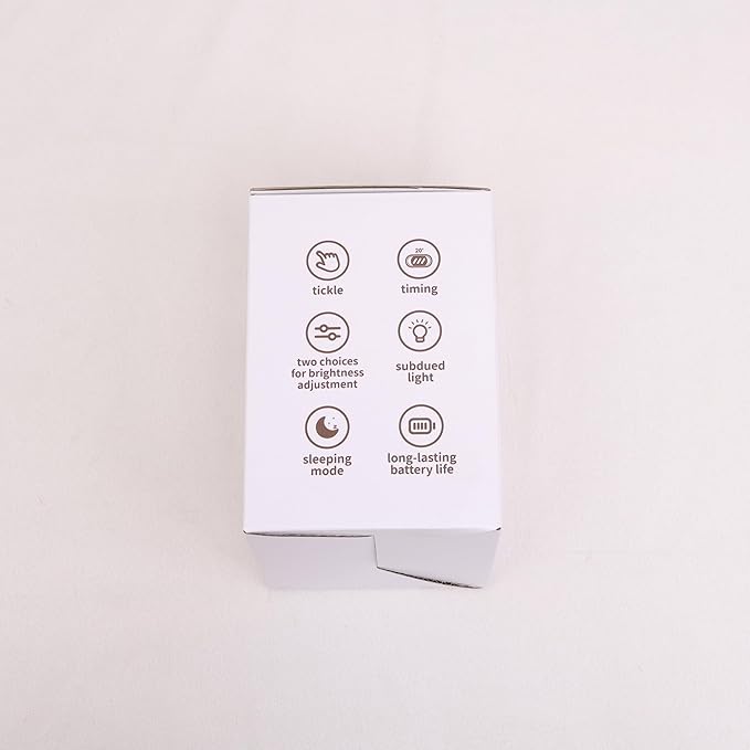 Ammonite Capybara Night Light, Cute Orange Capy Lamp for Kids, Soft Silicone Kids Nursery Nightlight LED Touch Light, Bedroom Decor as Xmas Birthday Gifts