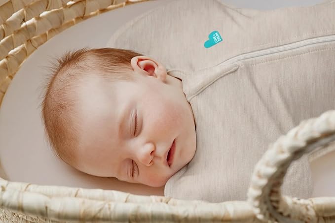 Love to Dream Swaddle UP, Baby Sleep Sack, Self-Soothing Swaddles for Newborns, Get Longer Sleep, Snug Fit Helps Calm Startle Reflex, New Born Essentials for Baby, 1.0 TOG, 5-8.5 lbs, Oatmeal