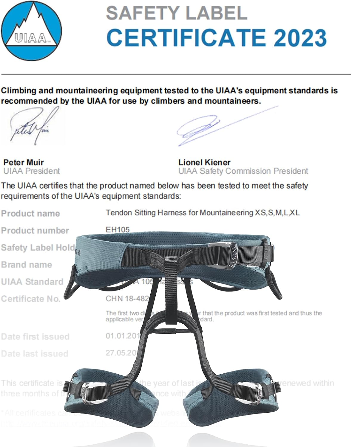 KAILAS Kids Rock Climbing Harness Child Safety Belt Climbing Gear Adjustable Lightweight Indoor Gyms Beginners Youth