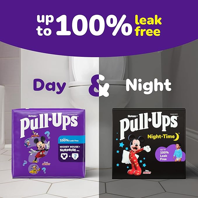 Pull-Ups Boys' Potty Training Pants, Size 3T-4T Training Underwear (32-40 lbs), 20 Count