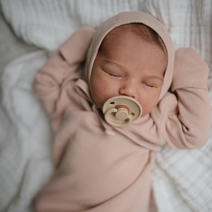 FRIGG SilkySoft Silicone Baby Pacifier 6-Pack Earthy Wonder | Made in Denmark | BPA-Free (0-6 Months)