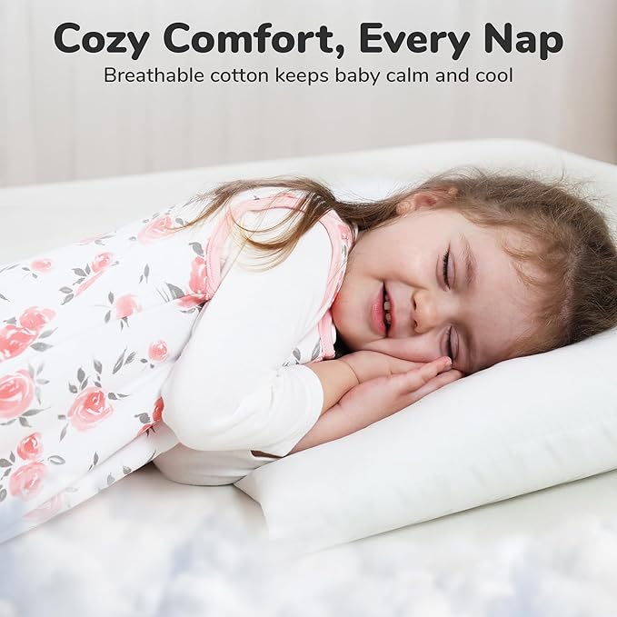 Mama Cheetah Baby Sleep Sack 2.5 TOG, Organic Cotton Baby Wearable Blanket with Two-Way Zipper, Swaddle Transition Baby Sleeping Bag for Newborn Infant Toddler Boy Girl, 6-12 Months