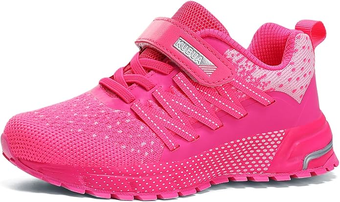 KUBUA Kids Sneakers for Boys Girls Running Tennis Shoes Lightweight Breathable Sport Athletic