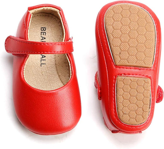 Soft Sole Baby Shoes - Infant Baby Walking Shoes Moccasins Rubber Sole Crib Shoes