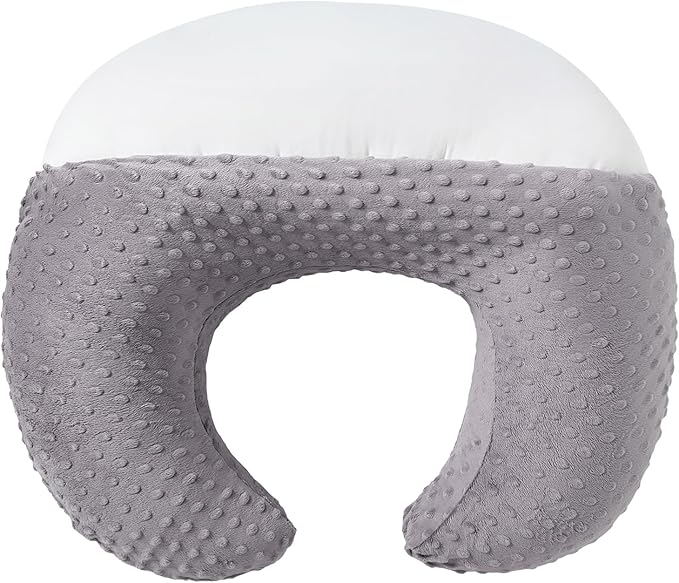 Upgraded Plus Size Nursing Pillow and Positioner for Breastfeeding and Bottle Feeding, Breast Feeding Pillows for Mom, Removable Nursing Pillow Cover