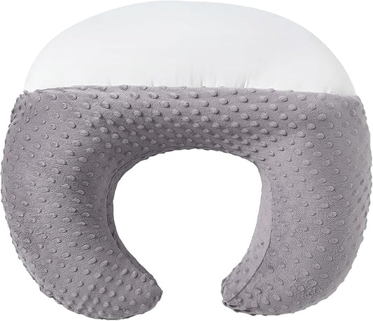 Upgraded Plus Size Nursing Pillow and Positioner for Breastfeeding and Bottle Feeding, Breast Feeding Pillows for Mom, Removable Nursing Pillow Cover