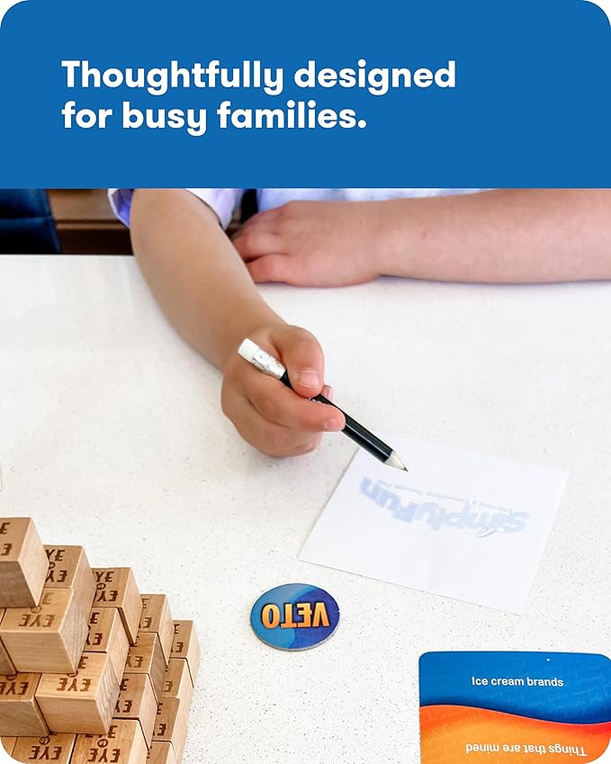 SimplyFun Eye to Eye - A Classic Category Matching and Conversation Game - A Prediction Game for Kids - 3 to 6 Players - Ages 10 & Up