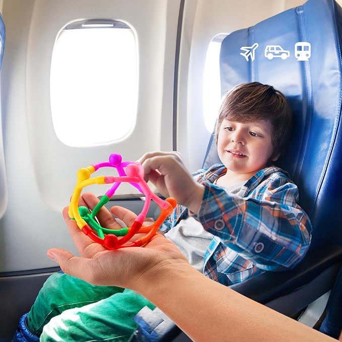 6Pcs Magnetic-People-Magnet-Men, Magnetic Travel Toys for Kids, Creative, Portable and Educational, Funny Magnets for Kids, Small Toys for Classroom Prizes, Easter Egg Stuffers, Office