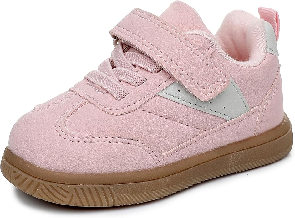 Apakowa First Walker Sneakers Shoes for Infant Baby Toddler Boys and Girls – Wide Toe Box Baby Shoes Soft Sole All Season Size 6 9 12 18 24 Months