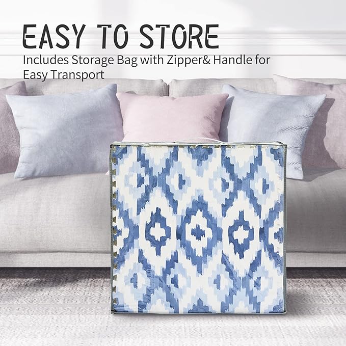 Yay Mats Stylish Extra Large Soft Baby Play Mat. Soft, Thick, Non-Toxic Foam playmat Covers 6 ft x 4 ft. Expandable Interlocking Floor Tiles Toddlers and Kids Playmat Tummy Time Mat