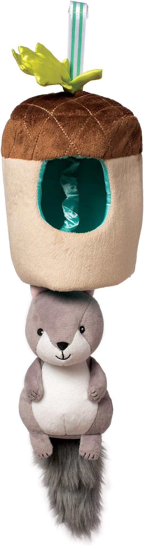 Manhattan Toy Lullaby Squirrel Pull Musical Crib and Baby Toy