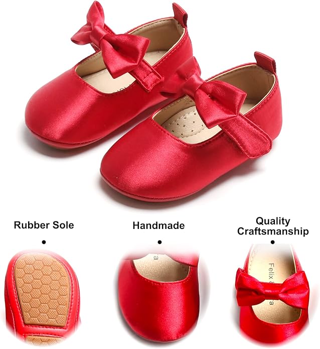 Soft Sole Baby Shoes - Infant Baby Walking Shoes Moccasins Rubber Sole Crib Shoes