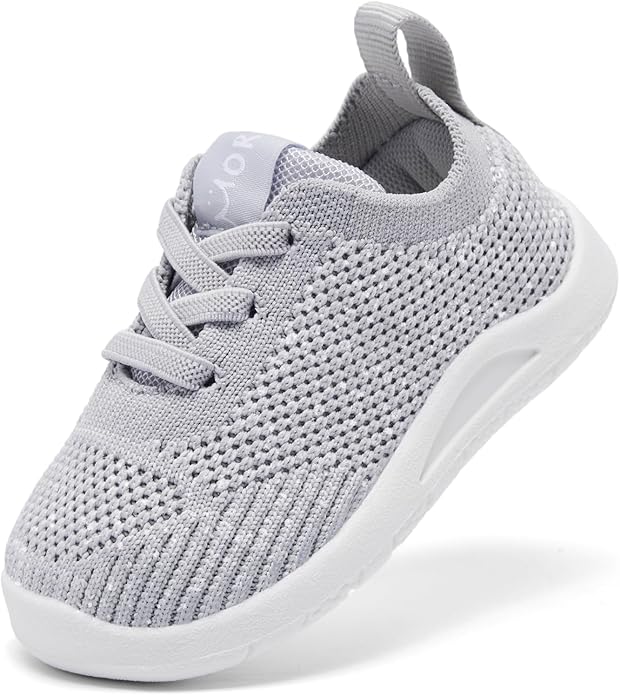 MORENDL Toddler Shoes Baby Walking Sock Shoes Infant Sneakers 0-4 Years Boy Girl Barefoot Tennis Shoe Non-Slip Brethable