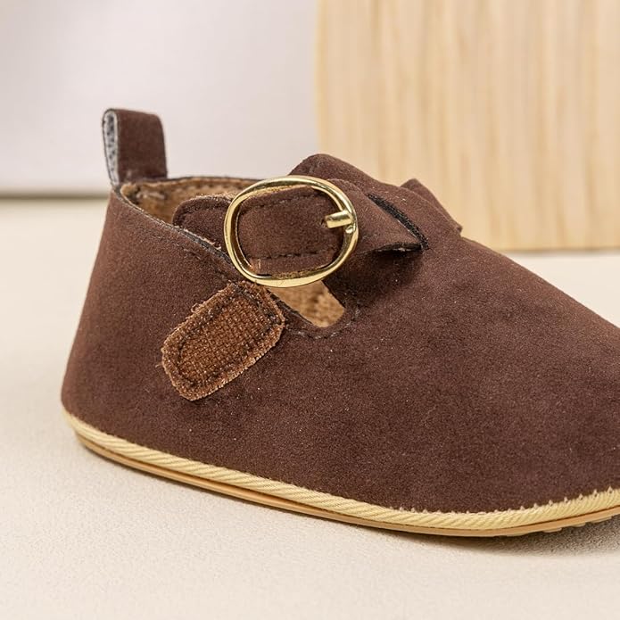 Baby Unisex Warm Snow Boots Newborn Leather Fur Lace Up Ankle Anti-Slip Rubber Texture Sole Toddler Prewalker Winter Crib Shoes