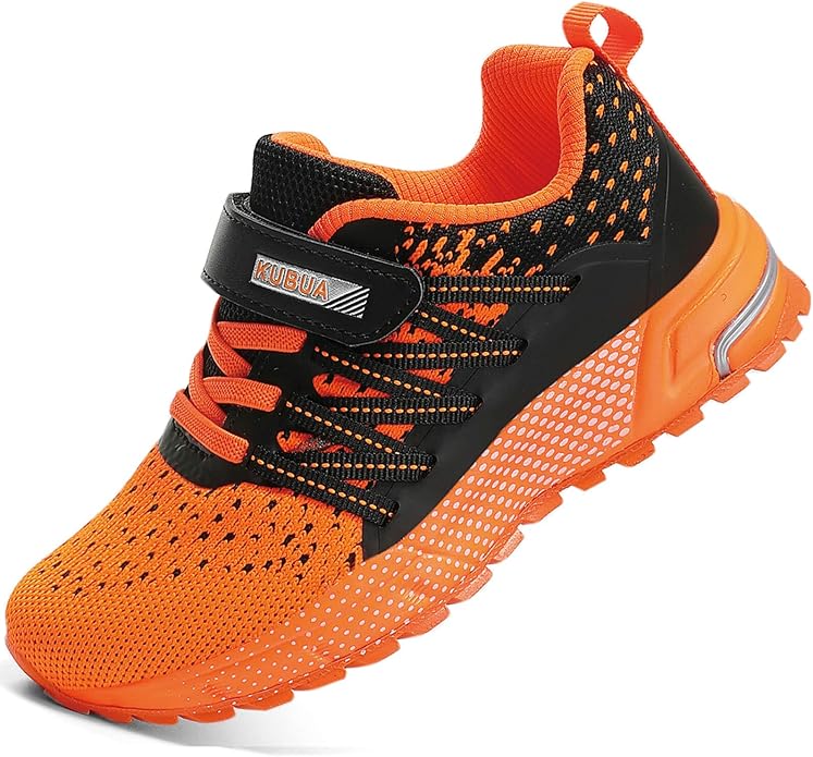 KUBUA Kids Sneakers for Boys Girls Running Tennis Shoes Lightweight Breathable Sport Athletic