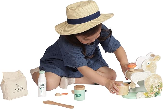 Manhattan Toy Bunny Hop Mixer Toddler & Kids Pretend Play Cooking Toy Set