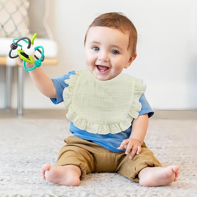 Baby Bibs Muslin Drool Teething Drooling Bibs for Baby Girl Boy Muslin Cotton