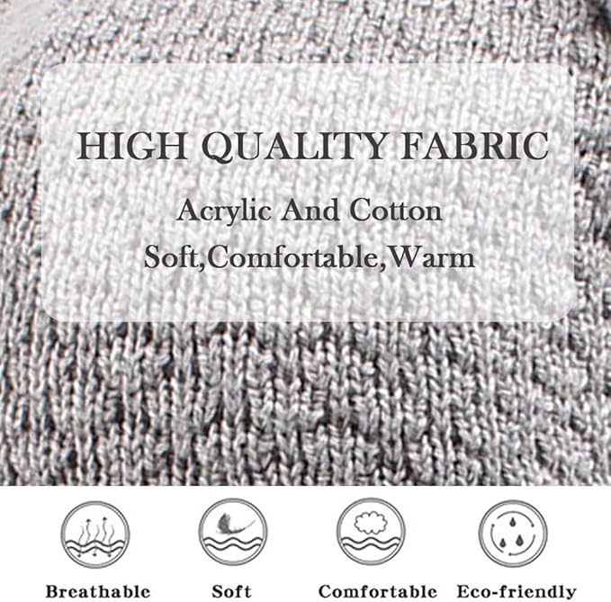 XIAOHAWANG Baby Hat Cute Bear Toddler Earflap Beanie Warm for Fall Winter