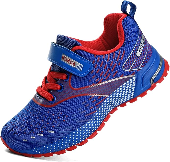 KUBUA Kids Sneakers for Boys Girls Running Tennis Shoes Lightweight Breathable Sport Athletic