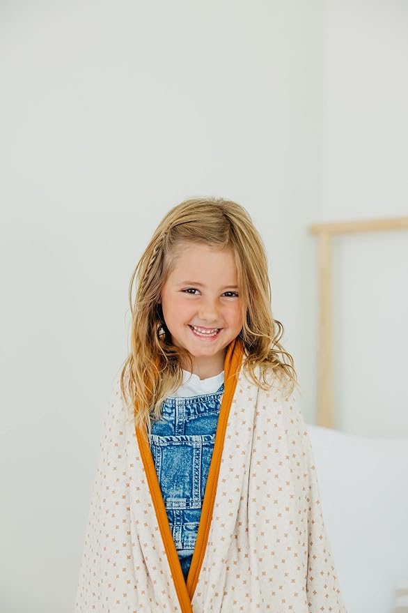 Copper Pearl Hunnie's Breathable Cozy Three-Layer Baby Blanket: Toddler Quilt for Boys and Girls | 46x46, Premium Polyester/Rayon