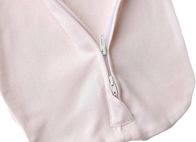 LullaBaby "Double Dream Swaddle: Exclusive Dual Wing Design, Pediatrician-Endorsed, Ultra-Soft Cotton, 0-2 Months, 6-14 lbs - Primrose Pink