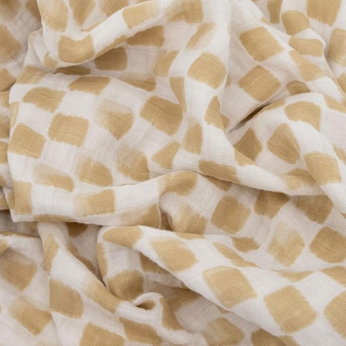 Little Unicorn Premium Cotton Swaddle Baby Blanket | Breathable Fabric | for swaddling, Play, Nursing & More (Adobe Checker)