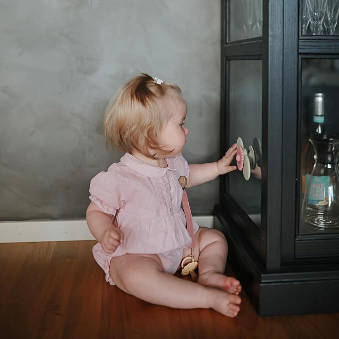 mushie Blossom Suction Spinner Toy | Toddler Sensory Toys for Bath & Play