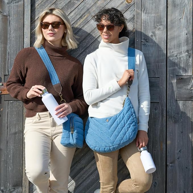 WanderFull® Original HydroBag® Collection, Water Bottle Holder w/Strap & Phone Pocket, Hands-Free Crossbody Water Bottle Bag