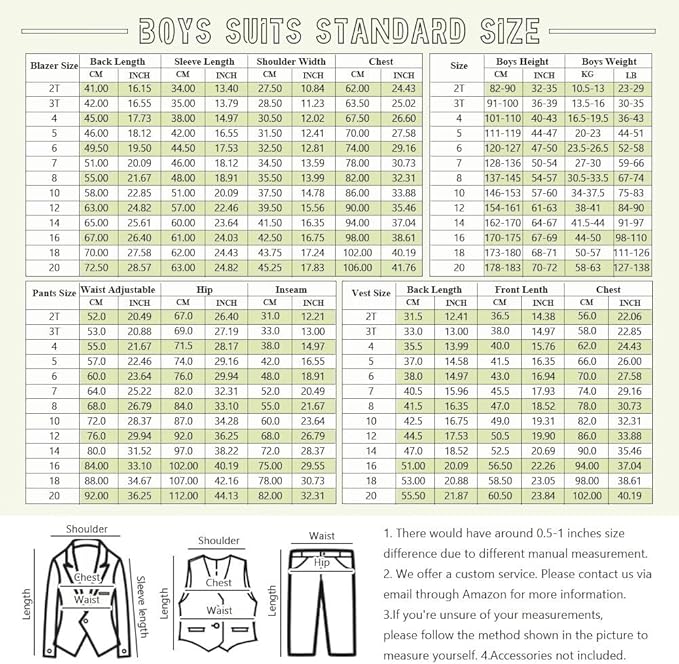 Boys Suit 3 Piece Ring Bearer Suit Kids Formal Jacket Vest Pants Suits Wedding Outfit for Party Prom Tuxedo