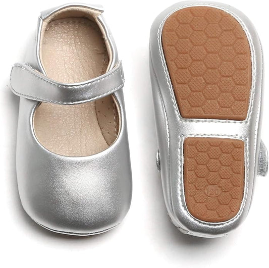 Soft Sole Baby Shoes - Infant Baby Walking Shoes Moccasins Rubber Sole Crib Shoes