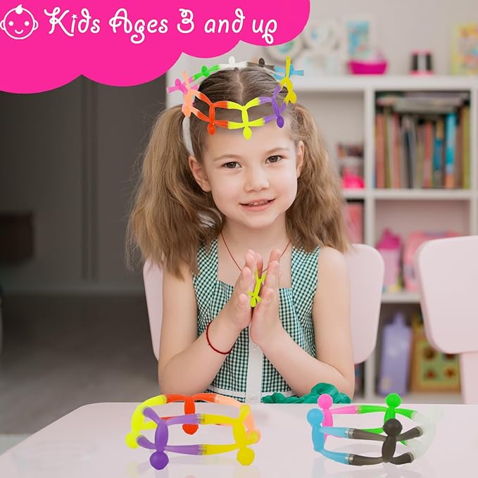 MAGMEN Magnetic Fidget Toys 5-Pack - Travel Entertainment for Kids Ages 3+ | STEM Sensory Toys for Airplane, Car Trips & Quiet Play.