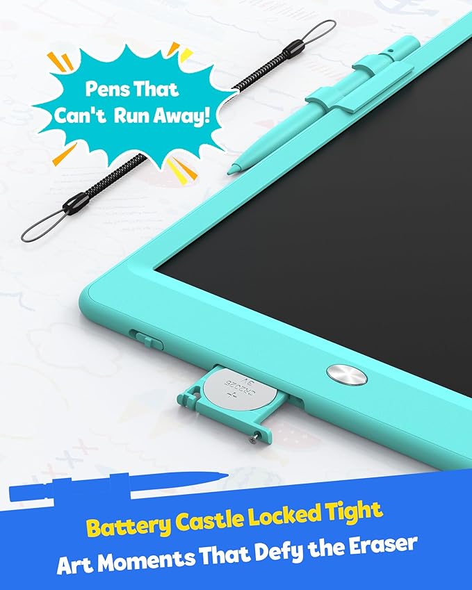 TEKFUN Kids Toys 10Inch LCD Writing Tablet, Mess Free Coloring Doodle Board, Drawing Pad for Kids Games Educational Toys for Ages 3-10 Girls Boys (Green)