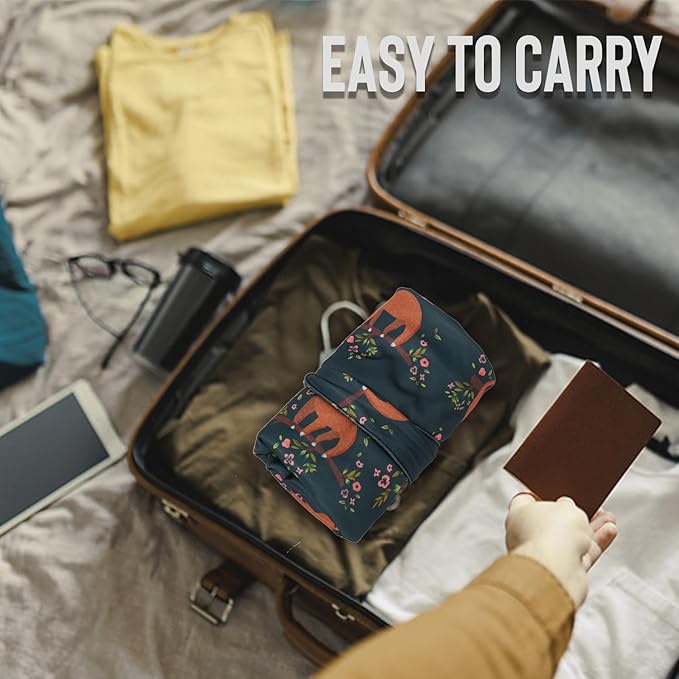 2pcs Cloth Diaper Wet Dry Bags, Waterproof Reusable Wet Bag with 2 Zipper Pockets & Handle, Washable Laundry Bags for Baby Adult Clothes Travel Beach Pool Daycare Yoga Gym Exercise Swimsuits,