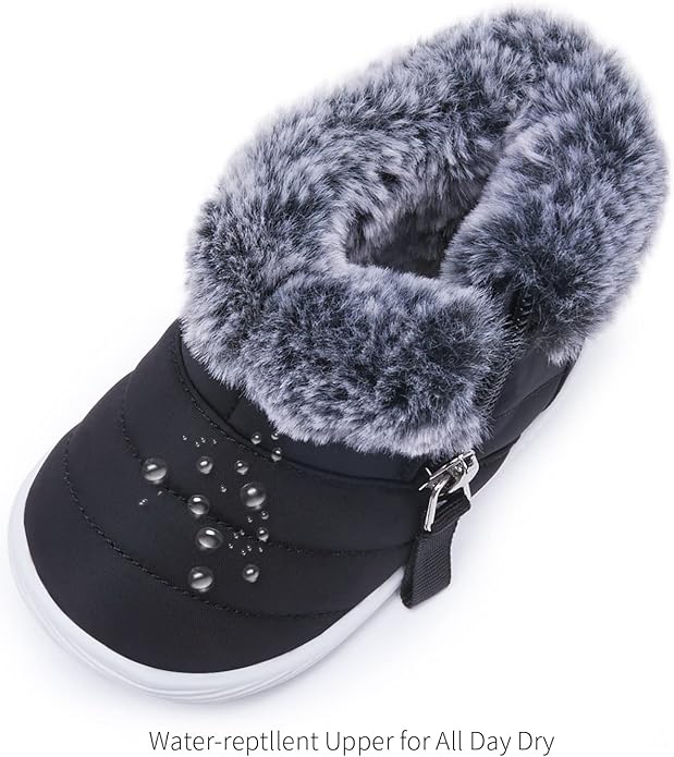 BMCiTYBM Baby Boy Girl Snow Boots Waterproof Winter Warm Booties Nonslip Lightweight Outdoor Shoes for First Walkers 6 9 12 18 24 Months(Infant/Toddler)