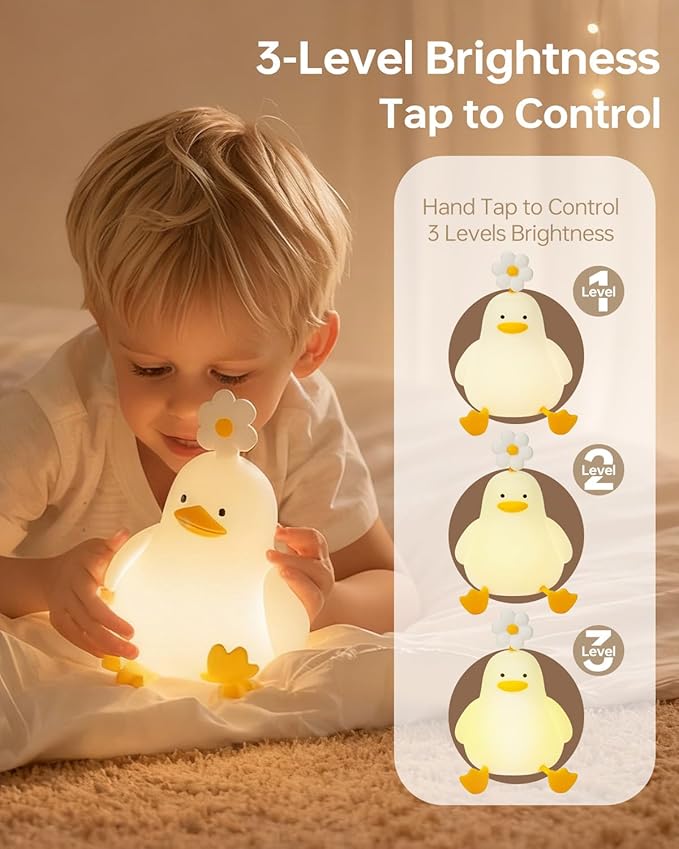 Madaz No WiFi Baby Monitor with Color Night Vision, 5" HD Display,1080P Pan Tilt Zoom Camera, Lullabies, Temperature Sensor, 2-Way Talk, 1000ft Range + Duck Night Light