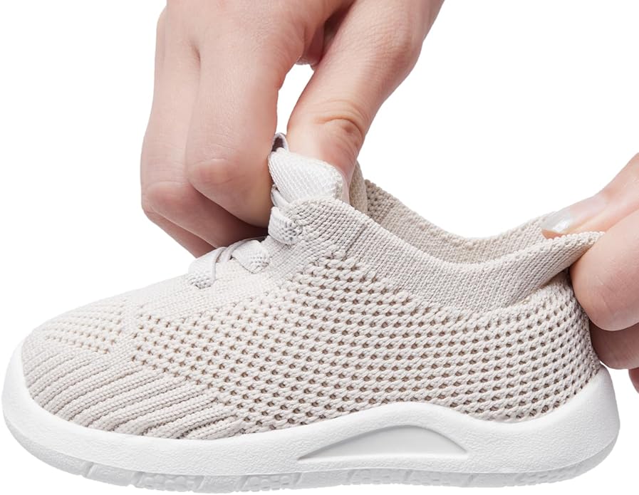 MORENDL Toddler Shoes Baby Walking Sock Shoes Infant Sneakers 0-4 Years Boy Girl Barefoot Tennis Shoe Non-Slip Brethable