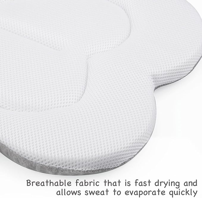 PandaEar Soft Baby Bath Flower for Sink Newborn, Portable Baby Bath Pad Bathtub Cushion, Safe Flower Tub Sink Bath Mat for Baby Infant