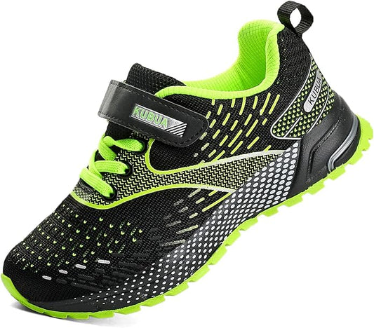 KUBUA Kids Sneakers for Boys Girls Running Tennis Shoes Lightweight Breathable Sport Athletic