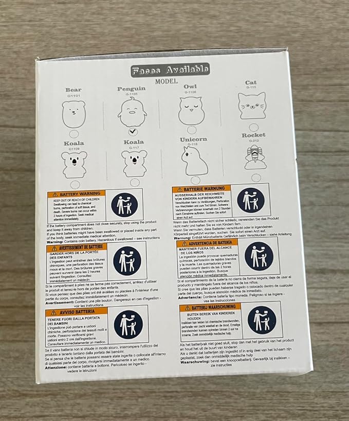 Penguin Night Light for Kids Silicone Sleep NightLights, 9 Colors Baby Light Bedside Lamp Bed Room Children Decorative Lamps for Toddlers/Boys/Girls/Adults/Bedroom/Bathroom/Outdoor - Medium