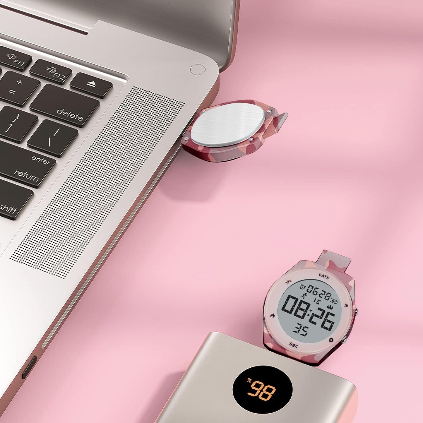 Kids Watches for Girls Boys Digital Sport Watch with Step Counter Pedometer Vibration Alarm Clock, No App Waterproof Fitness Tracker Kids Watch Boys Girls Teens Students Ages 5-16