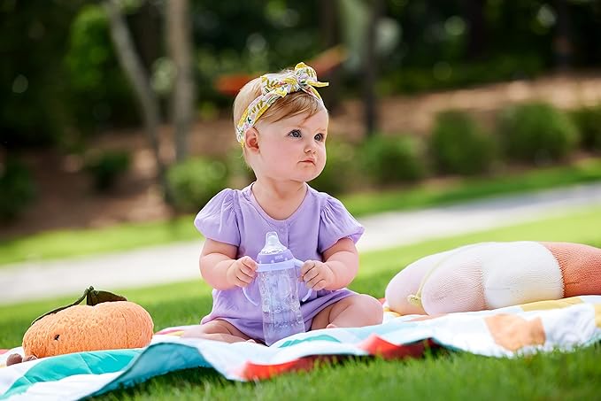 NUK Large Learner Tritan Cup, 10 oz, 8+ Months – BPA Free, Spill Proof Sippy Cup (Pack of 12)