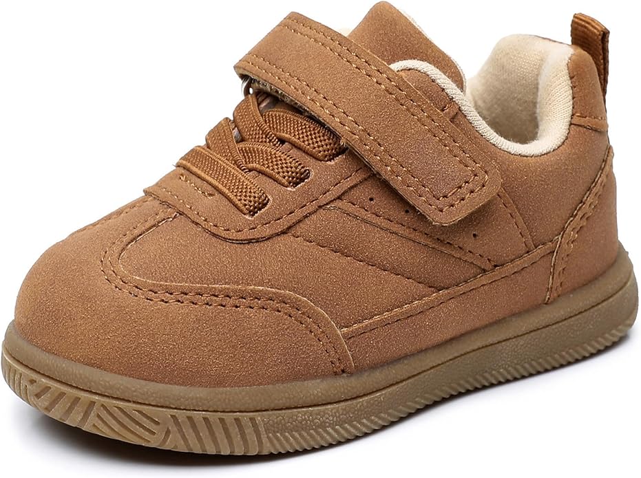 Apakowa First Walker Sneakers Shoes for Infant Baby Toddler Boys and Girls – Wide Toe Box Baby Shoes Soft Sole All Season Size 6 9 12 18 24 Months