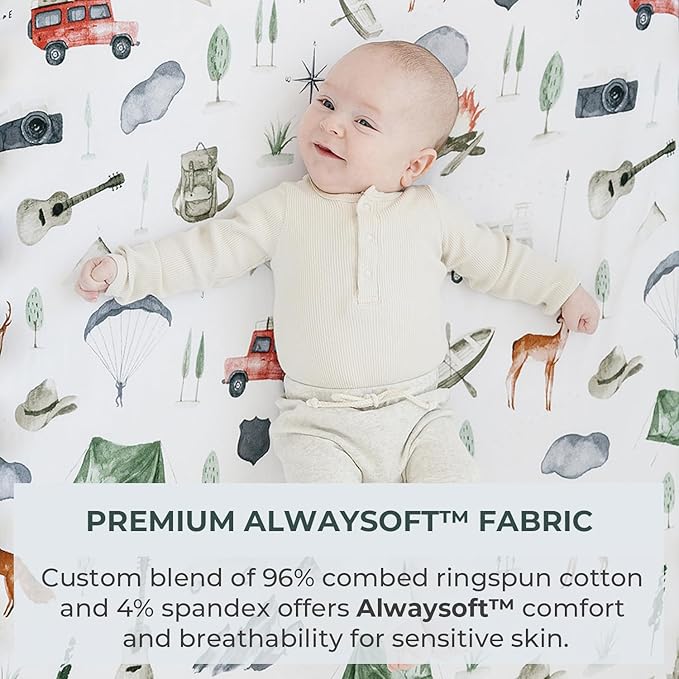 Pobi Baby Premium Baby Blanket, Soft Stretchy Quilt for Babies, Toddlers, Kids (Explore)