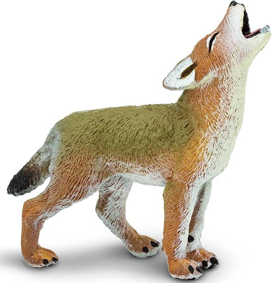Safari Ltd. Coyote Pup Figurine - Lifelike 2.5" Model Figure - Educational Toy for Boys, Girls, and Kids Ages 1+